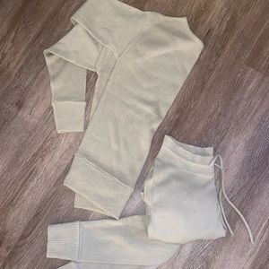 Sweater loungewear set.